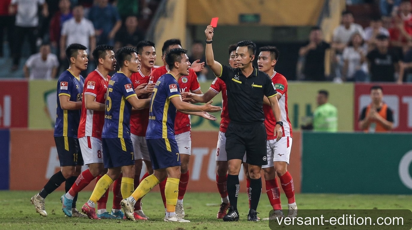 V-League 2026/27: Làn sóng bạo lực sân cỏ và hồi chuông cảnh báo cho các trọng tài - 2